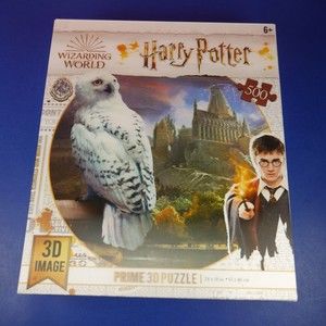 Harry Potter Hogwarts Hedwig Owl Prime 3D Puzzle  500 Pieces Complete